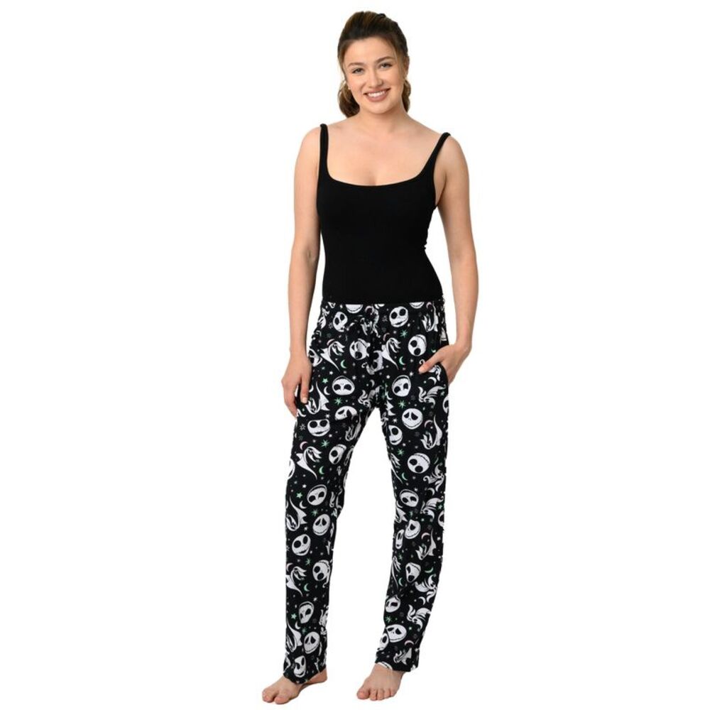 Womens Disney Nightmare Before Christmas Pajama Pants Lounge Jack Skellington